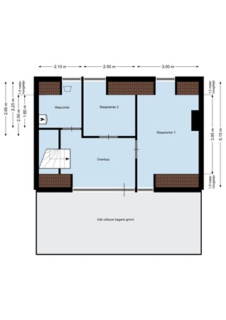Floorplan - Halsterseweg 263, 4613 AP Bergen op Zoom